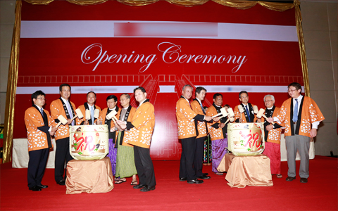 OPENING CEREMONY / 10-JULY-2015, VINTAGE LUXURY HOTEL, YANGON, MYANMAR.
